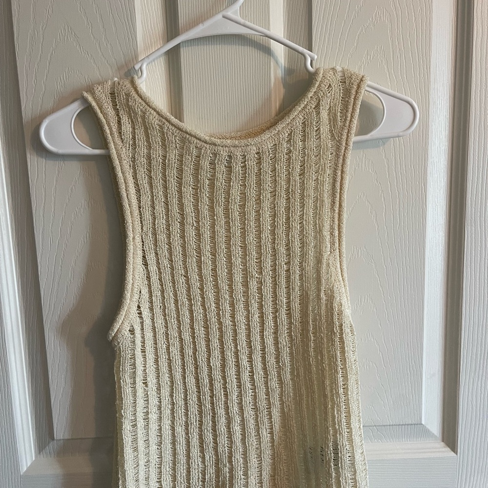 Cotton On Textured Cream Knit Top
